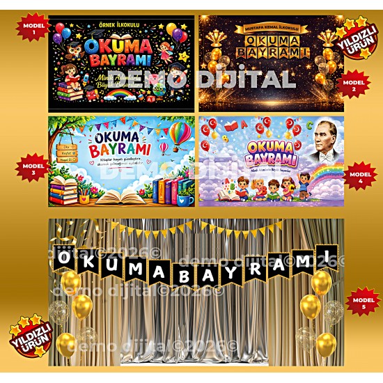 OKUMA BAYRAMI AFİŞLERİ